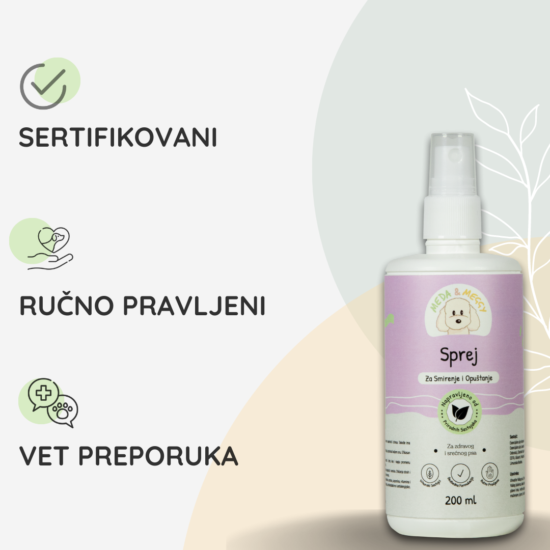 Sprej za pse | za Opuštanje i Smirenje