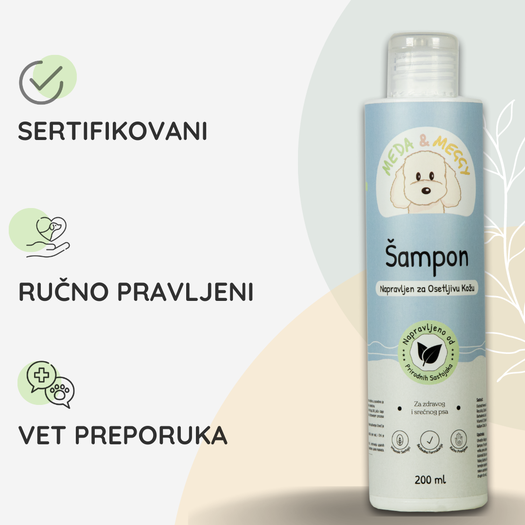 Šampon za pse | za Osetljivu Kožu