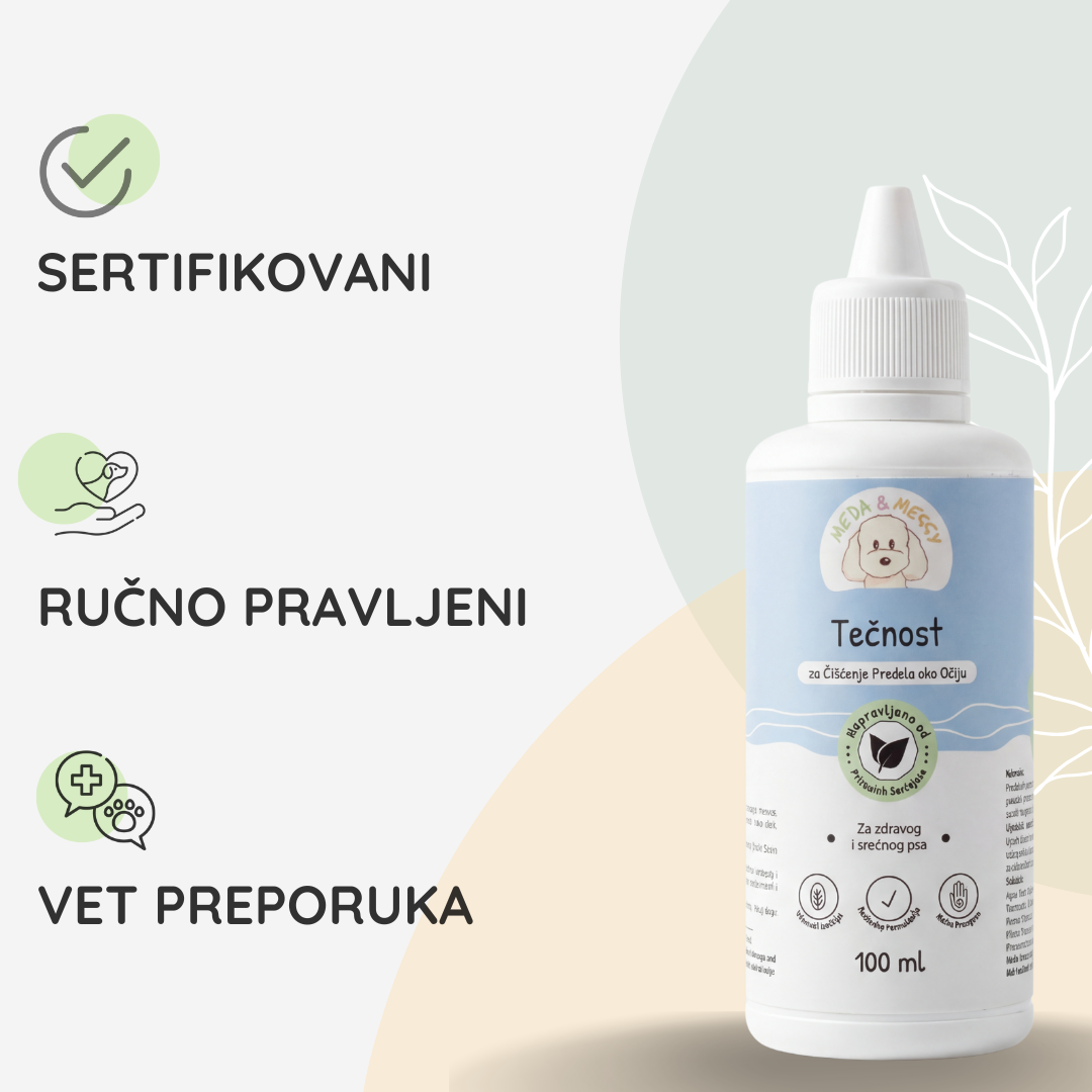 Tečnost za Pse | za Higijenu Predela oko Očiju