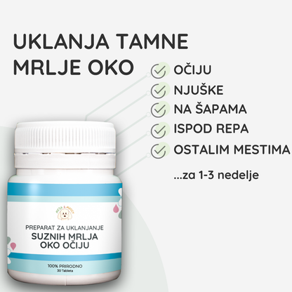 Set za Pse | sa Tamnim Mrljama oko Očiju