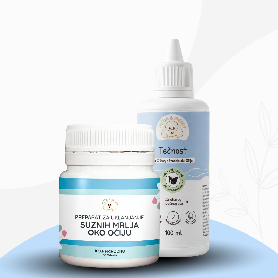 Set za Pse | sa Tamnim Mrljama oko Očiju